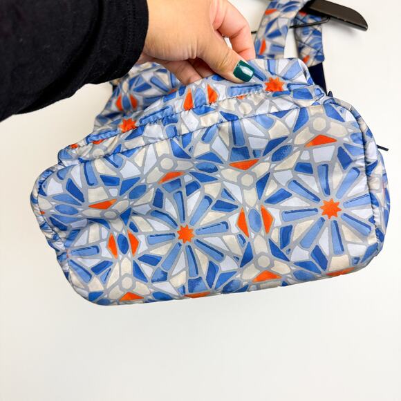 Tumi Voyageur Halle Backpack Laptop 12” Blue Orange Cayenne Tile Nylon main image 4